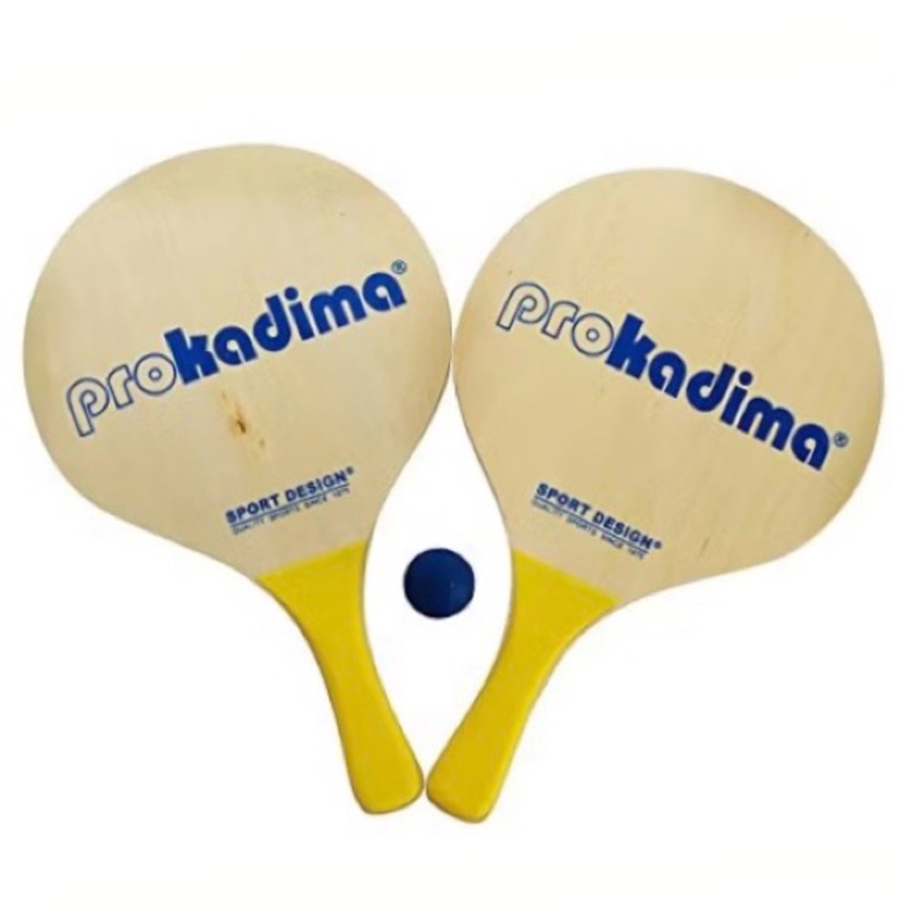 🆕-Pro Kadima Beach Paddle Set with Ball